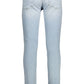 Light Blue Cotton Men Jeans