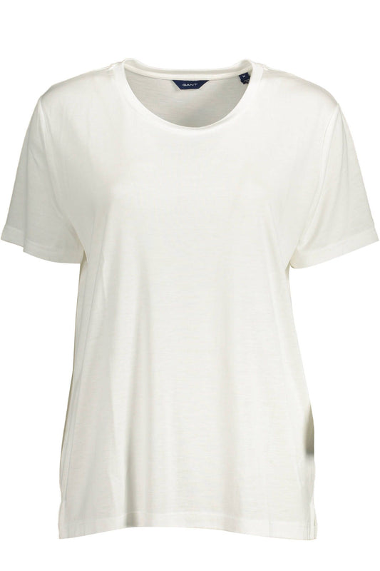 White Lyocell Women Top