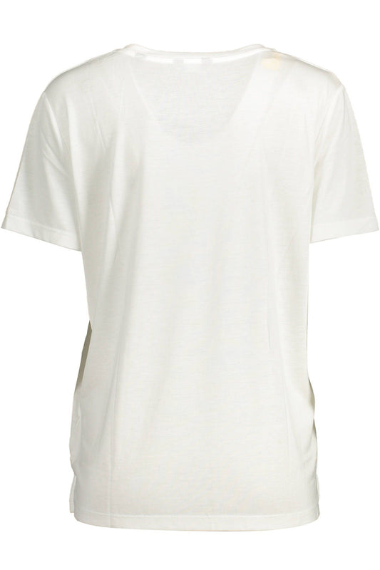 White Lyocell Women Top