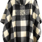 Black Polyester Women Poncho