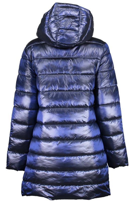Blue Polyamide Women Jacket