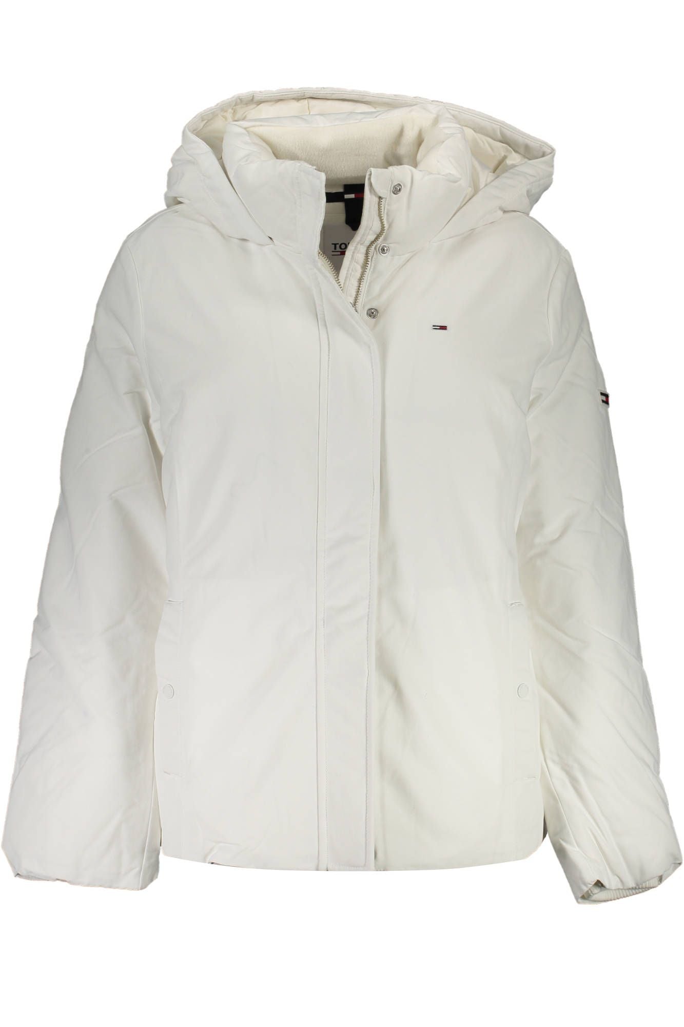 White Polyamide Women Jacket