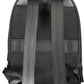 Black Polyester Men Backpack