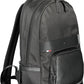 Black Polyester Men Backpack