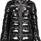 Black Polyester Women Jacket