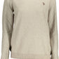 Beige Wool Women Sweater