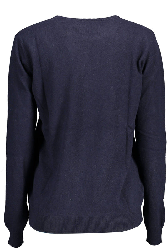 Blue Wool Women Shirt
