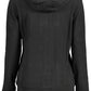 Black Cotton Women Sweater