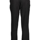 Black Cotton Women Trouser