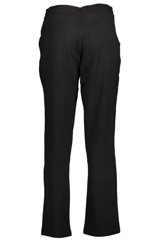 Black Cotton Women Trouser