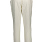 White Cotton Women Sports Trouser