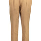 Brown Cotton Women Sports Trouser
