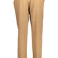 Brown Cotton Women Sports Trouser