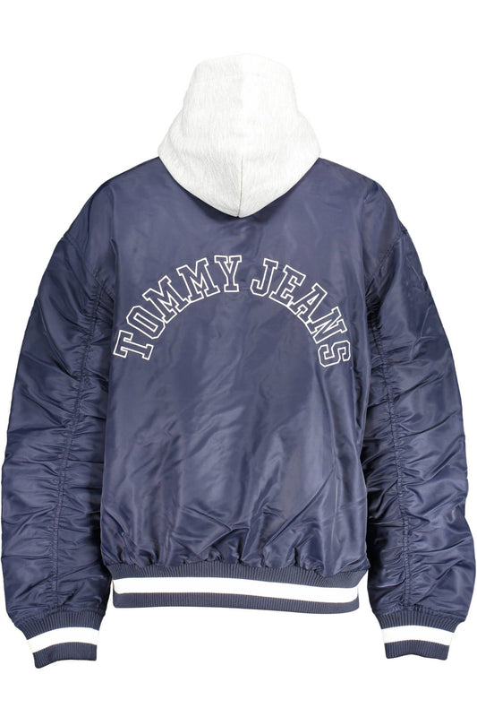 Blue Polyamide Women Jacket