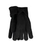 Black Wool Men Glove