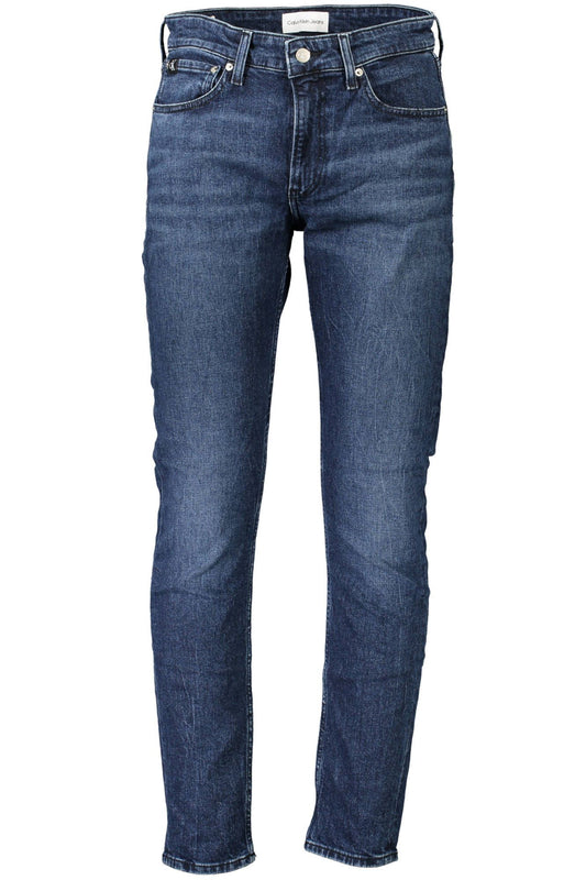 Blue Cotton Men Jeans