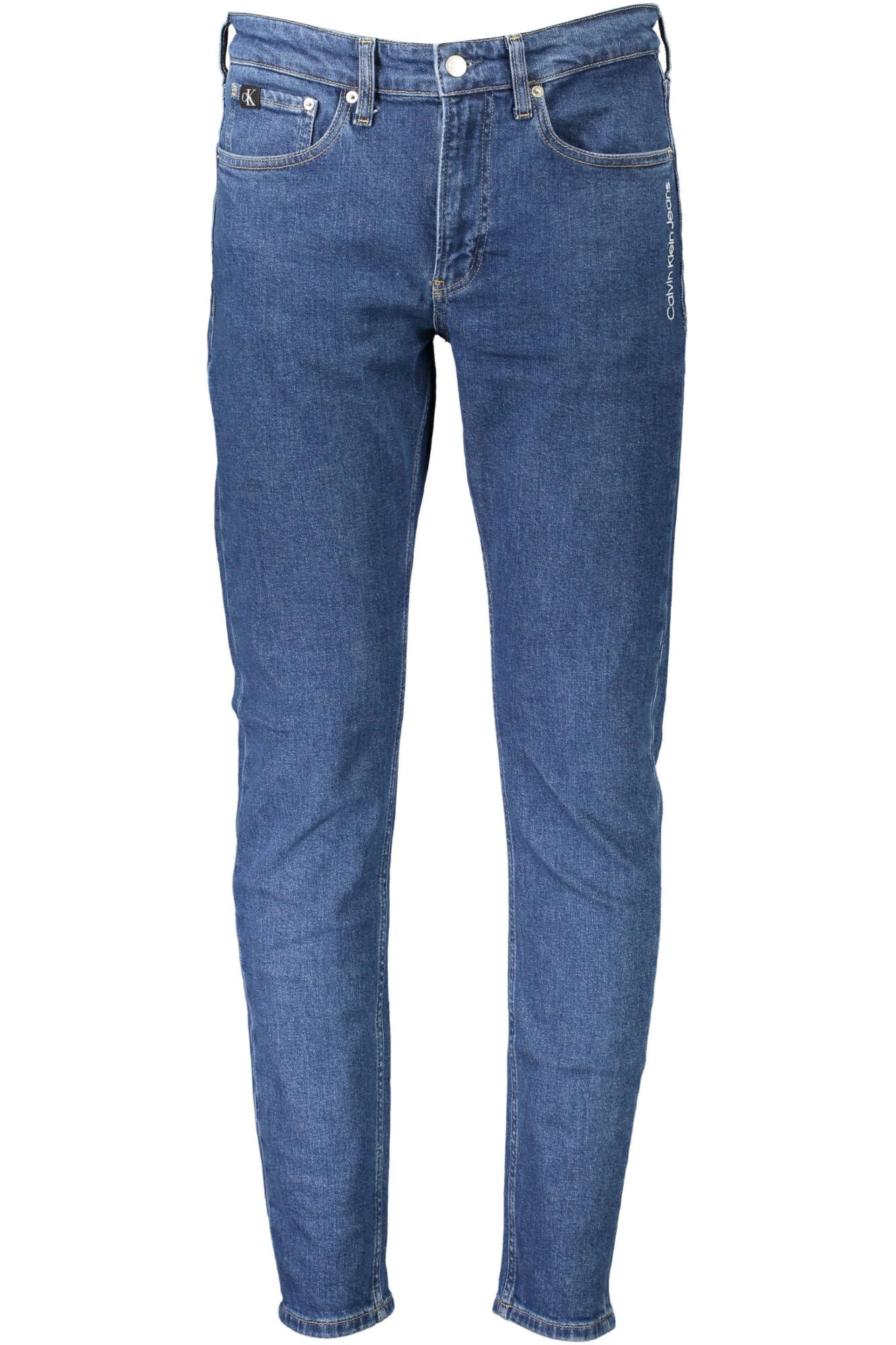 Blue Cotton Men Jeans