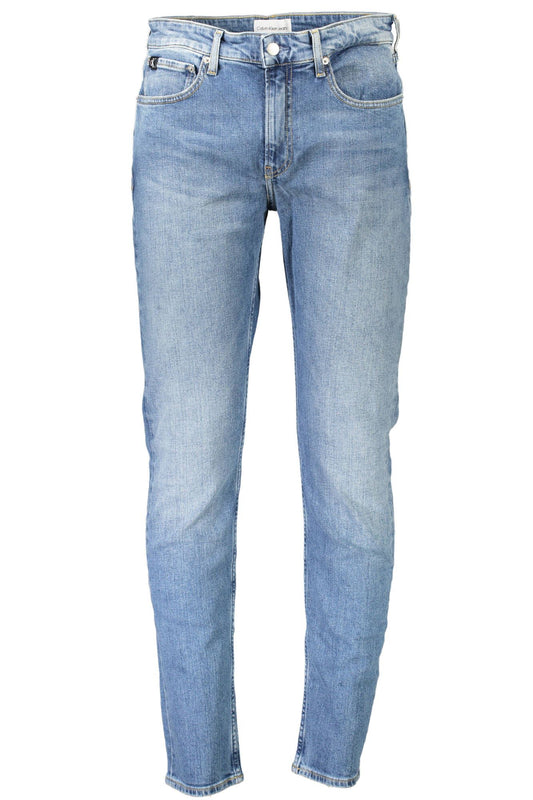 Blue Cotton Men Jeans