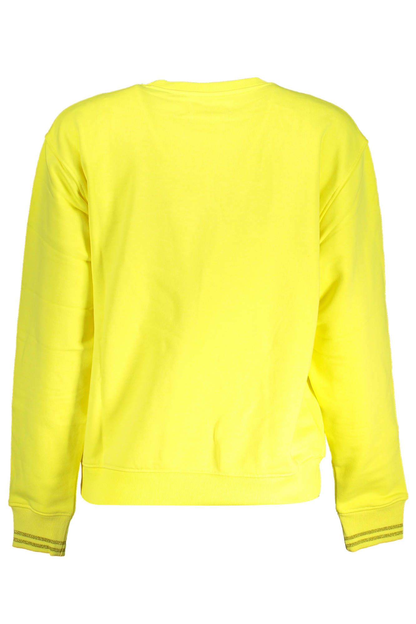 Yellow Cotton Women Sweater