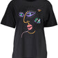 Black Cotton Women Top