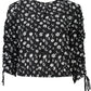 Black Viscose Women Blouse