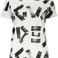 White Cotton Women T-Shirt