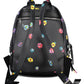 Black Polyurethane Women Backpack