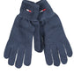 Blue Cotton Men Glove