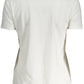 Elegant White Tee with Exclusive Applique Detail