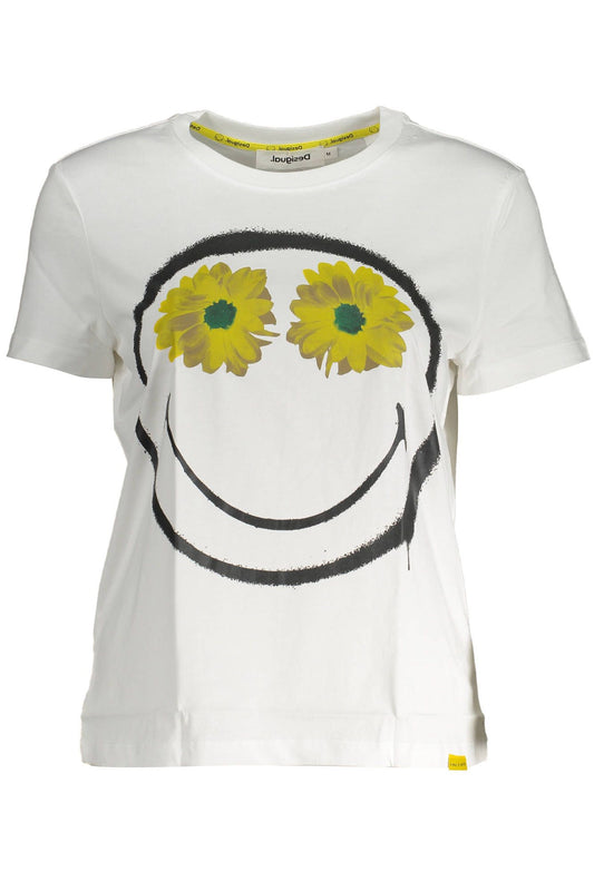 White Cotton Women Top