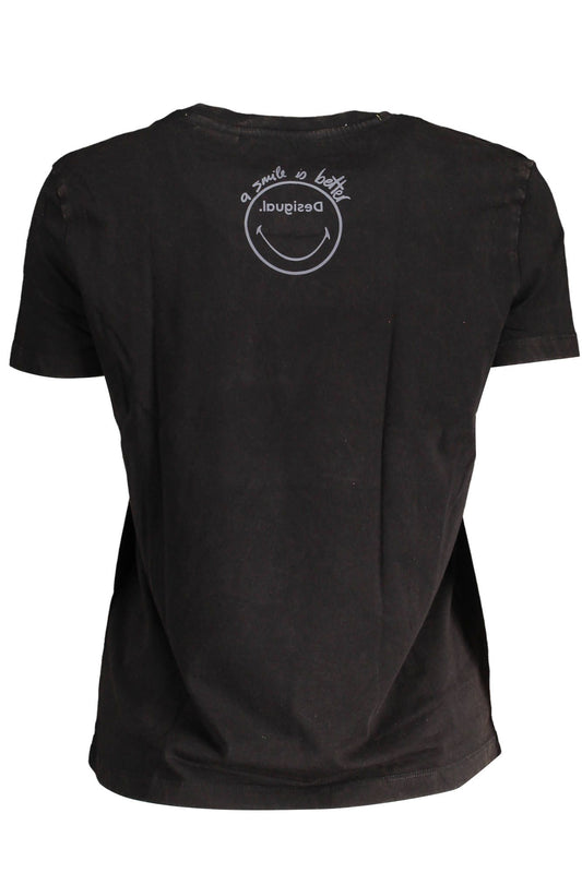 Black Cotton Women Top