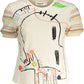 White Cotton Women T-Shirt