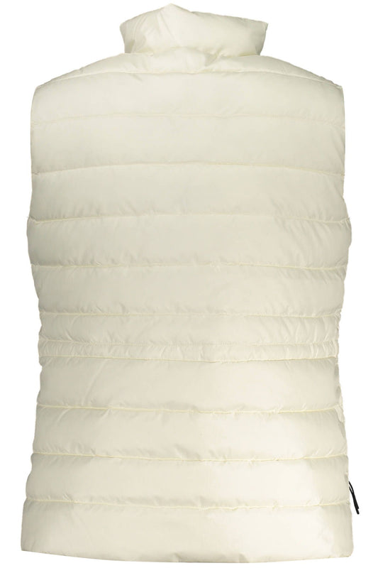 White Polyester Women Jacket