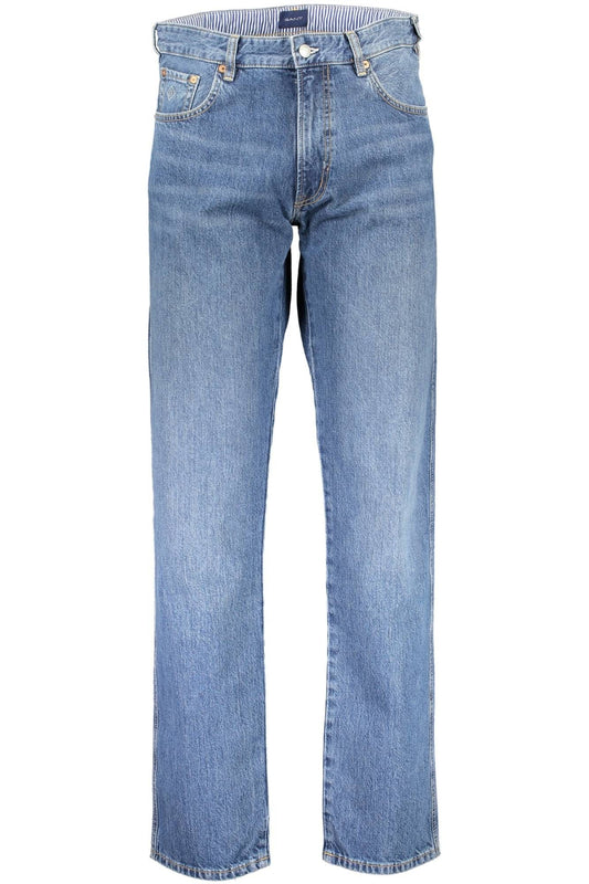 Blue Cotton Men Jeans