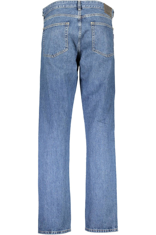 Blue Cotton Men Jeans