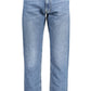 Blue Cotton Men Jeans