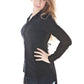 Black Cotton Women Shirt