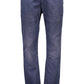 Blue Cotton Men Pant