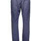 Blue Cotton Men Pant