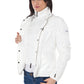 White Polyester Women Jacket