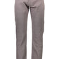 Gray Cotton Men Trouser