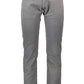 Gray Cotton Mens Trousers