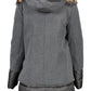 Gray Polyester Women Jacket