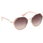 Pink Metal Women Sunglass