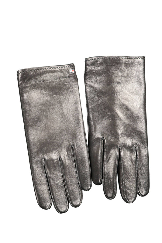 Black Leather Men Glove