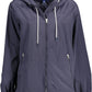 Blue Polyamide Women Jacket