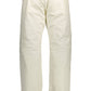 White Cotton Men's Trouser