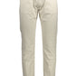 White Cotton Men Trouser