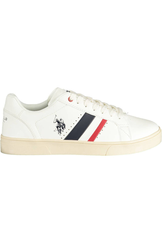 White Eco Leather Men Sneaker