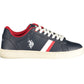Blue Eco Leather Men Sneaker